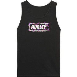 Hurley Ανδρικό Αθλητικό T-Shirt Μαύρο MTK0004030 Μαύρο