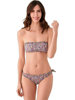 Wikini Fru Fru Bikini Set Strapless Floral Πολύχρωμο 148234-26CO3