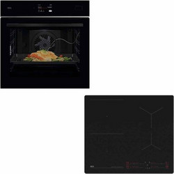 AEG Φούρνος Ηλεκτρικός Άνω Πάγκου 70lt 59cm TI64IB10IZ με Επαγωγικές Εστίες TI64IB10IZ
