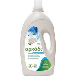 Αρκάδι 2 Σε 1 Υγρό Απορρυπαντικό Πλυντηρίου Οικολογικό 50 Μεζούρες