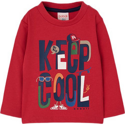 Boboli Παιδικό T-Shirt Μακρυμάνικο Κόκκινο 504010-3957