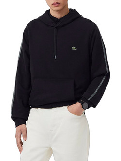Lacoste Ανδρικό Φούτερ με Κουκούλα & Τσέπες Μαύρο 3SH0884-031