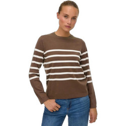 Vero Moda Γυναικεία Πλεκτή Μπλούζα Καφέ 10309324