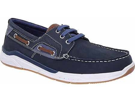 Freemood Ανδρικά Μοκασίνια Boat Shoes Δερμάτινα Navy Μπλε E067-103