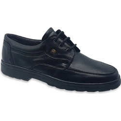 Softies Ανδρικά Σκαρπίνια Derby Δερμάτινα Μαύρα 3008-1028-4