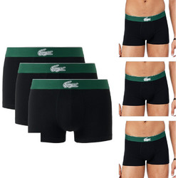 Lacoste Ανδρικά Μποξεράκια Σετ 3Pack Μαύρα 35H0925-031