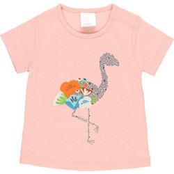 Boboli Παιδικό T-Shirt Κοντομάνικο Σομόν 222028-3714