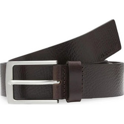 Jack & Jones Ανδρική Ζώνη Δερμάτινη Σοκολατί 12242690