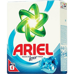 Ariel Touch Of Lenor Σκόνη Πλυντηρίου 4 Μεζούρες 450gr