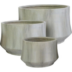 Artekko Feaph Κασπώ Πήλινο Γκρι 43x43x26cm 8-0004-B