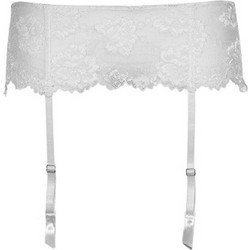Lormar My Class Lux Ζαρτιέρες με Δαντέλα See Through Λευκές