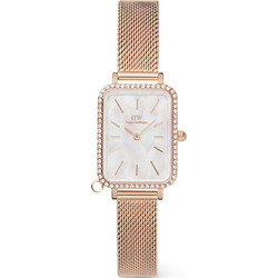 Daniel Wellington Γυναικείο Ρολόι με Ροζ Χρυσό Μεταλλικό Μπρασελέ DW00100748