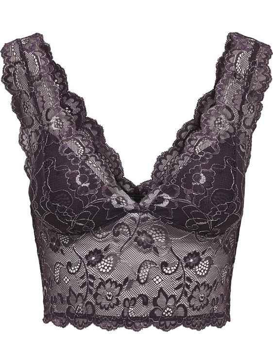 Only Bralette χωρίς Μπανέλα Μωβ 15244888