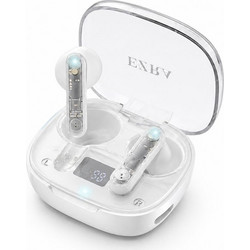 Ezra TWS134 Ακουστικά Bluetooth Earbud White
