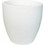 Plastona Nemesis Rock Γλάστρα Στρογγυλή Πλαστική Λευκή 60x60cm 030.NEMESIS60WH