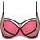 Marko Emily Bikini Top με Ενίσχυση Ροζ M-817
