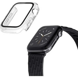 Laut Πλαστική Θήκη με Προστασία Οθόνης για Apple Watch 7 / 8 / 9 45mm Διαφανής