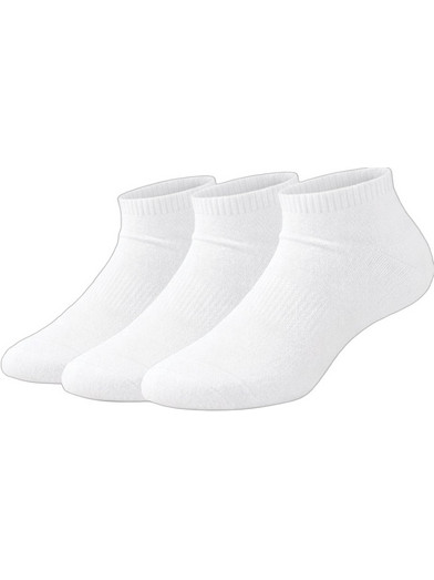 BE:NATION Ανδρικές Κάλτσες Κοντές Λευκές 3Pack 25100-02