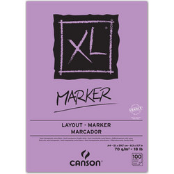 Canson XL Μπλοκ Σχεδίου A3 Marker Paper 70gr/m² 100 Φύλλα