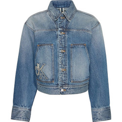 Calvin Klein Ανδρικό Μπουφάν Τζιν Μπλε LV047E906G-3NL
