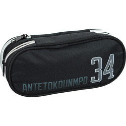 Back Me UP NBA Giannis Antetokounmpo Κασετίνα με 2 Θήκες Μαύρη 378-13141