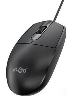 KLGO Q3 Ενσύρματο Ποντίκι Black