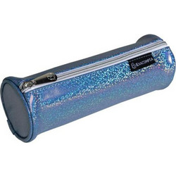 Exacompta Glitter Κασετίνα Βαρελάκι Μπλε 52770E