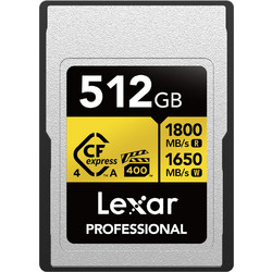 Lexar Professional CFexpress 4.0 Type A 512GB 1800MB/s