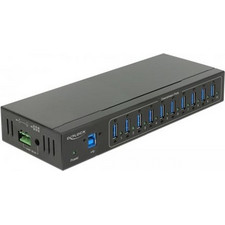 DeLOCK 63919 USB Hub 3.0 USB-A με 10 Θύρες USB-A & Εξωτερική Παροχή Ρεύματος