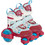 Hudora My First Quad Rollers Παιδικά Τιρκουάζ Κόκκινα 22051