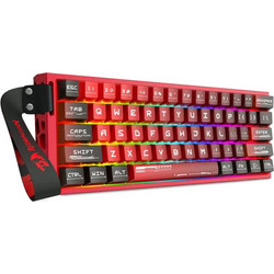 Redragon Venom K753 HE Μηχανικό Gaming Πληκτρολόγιο 60% με Magnetic Διακόπτες RGB Red