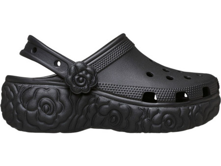Crocs Classic Platform Bloom Clog Σαμπό Μαύρο 213447-001