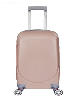 Ormi PS219-18 Βαλίτσα Καμπίνας 55x35x20cm με 4 Ρόδες Ροζ Χρυσή