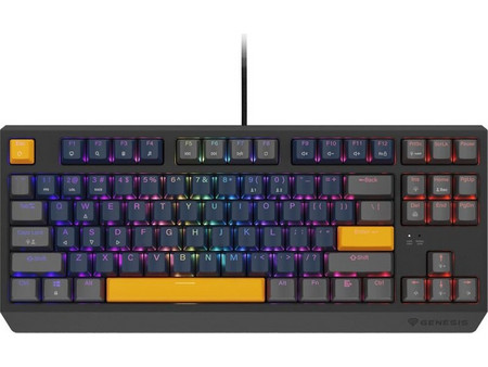 Genesis Thor 230 Μηχανικό Gaming Πληκτρολόγιο TenKeyLess με Outemu Panda Διακόπτες RGB Blue
