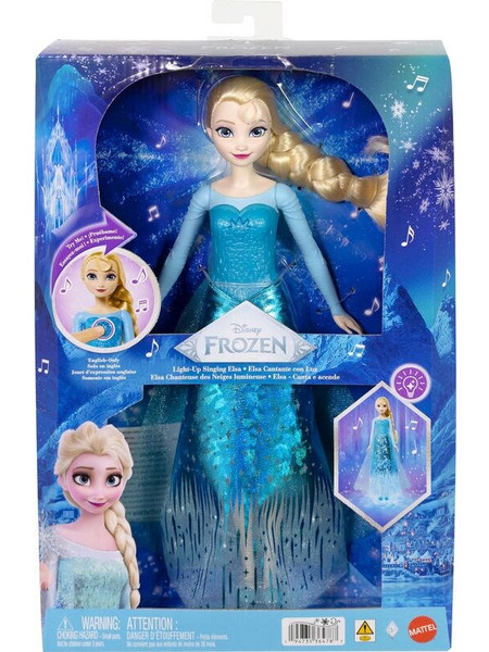 Mattel Disney Frozen Light-Up Singing Elsa