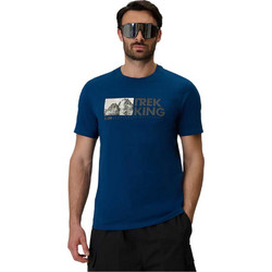4F Ανδρικό Αθλητικό T-Shirt Navy Μπλε 4FWSS26TTSHM3321-46S
