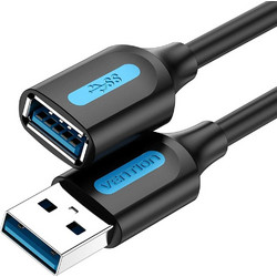 Vention CBHBG Καλώδιο USB-A Male 3.0 to USB-A Female 1.5m Black
