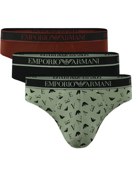 Emporio Armani Ανδρικά Σλιπ Βαμβακερά 3Pack EM000258AF25019-M5165