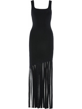 BSB Maxi Φόρεμα για Γάμο / Βάπτιση Πλεκτό Μαύρο 0056-0111012