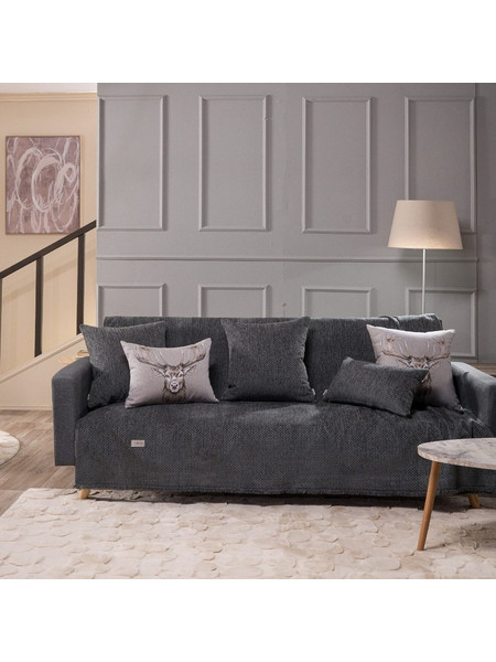 Teoran Ριχτάρι Τετραθέσιου Καναπέ 180x350 Richmond 11 Coral Grey