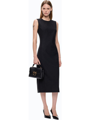 Pinko Midi Φόρεμα για Γάμο / Βάπτιση Μαύρο 107587A3G3-Z99