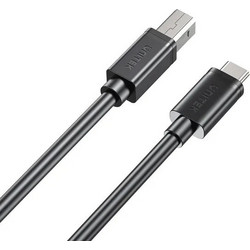 Unitek C14140ABK-3M Καλώδιο USB-B Male 2.0 to USB-C Male 3m Black