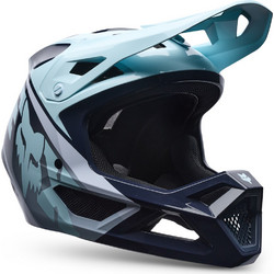 Fox Rampage Foundry CE/CPSC Κράνος Ποδηλάτου Βουνού / Downhill Full Face MIPS Γαλάζιο Μαύρο