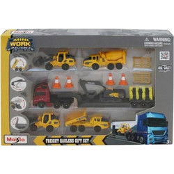 Maisto Mini Work Machines Freight Haulers Gift Set