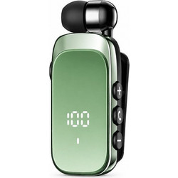 41855 Ακουστικό Bluetooth In Ear Πέτου Green