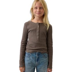 Gap Παιδικό T-Shirt Μακρυμάνικο Καφέ 911659002