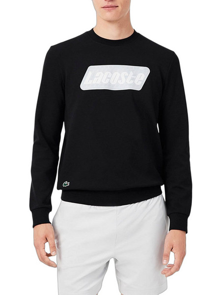 Lacoste Ανδρικό Φούτερ Μαύρο 3SH6650-031