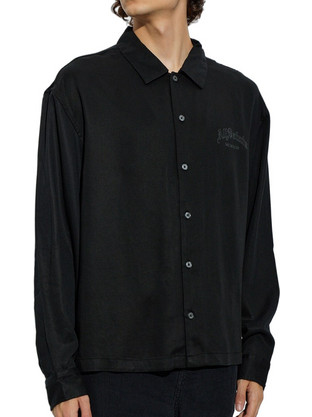 AllSaints Soul Ανδρικό Πουκάμισο Μακρυμάνικο Μαύρο M036SF-ORCA BLACK