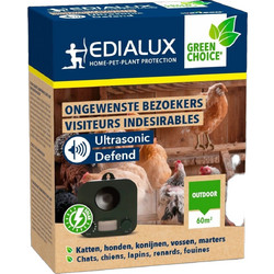 Edialux Ηλιακό Απωθητικό για Γάτες & Σκύλους με Υπερήχους Εξωτερικού Χώρου