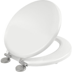Elvit 0292 Καπάκι Λεκάνης Οβάλ Πλαστικό Λευκό 42x37cm 0292-ELVIT